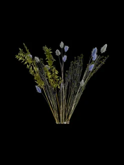 Blandede tørrede blomster