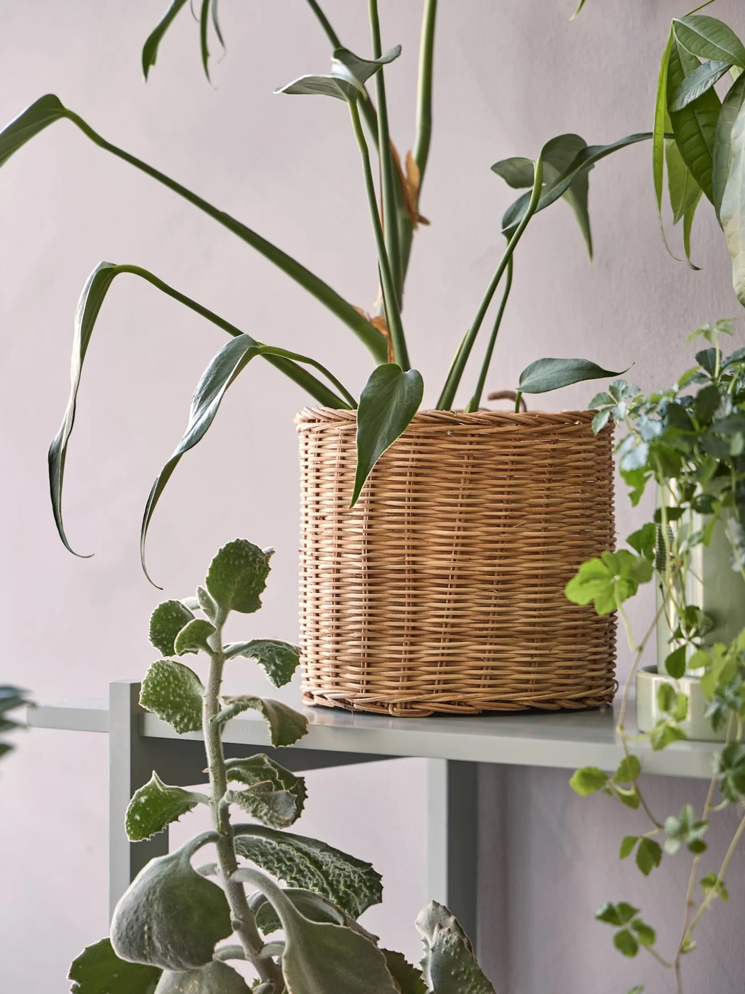Blomsterkurv med inderpose