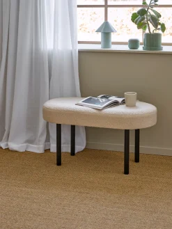 Bænk med teddystof