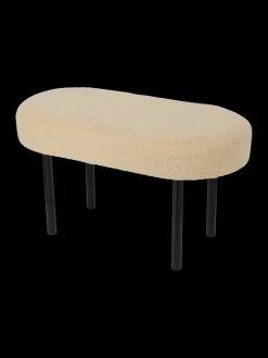 Bænk med teddystof