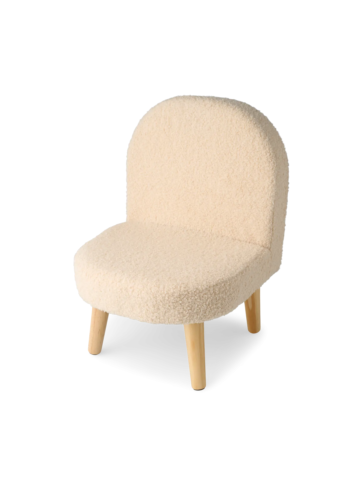 Børnestol i bouclé