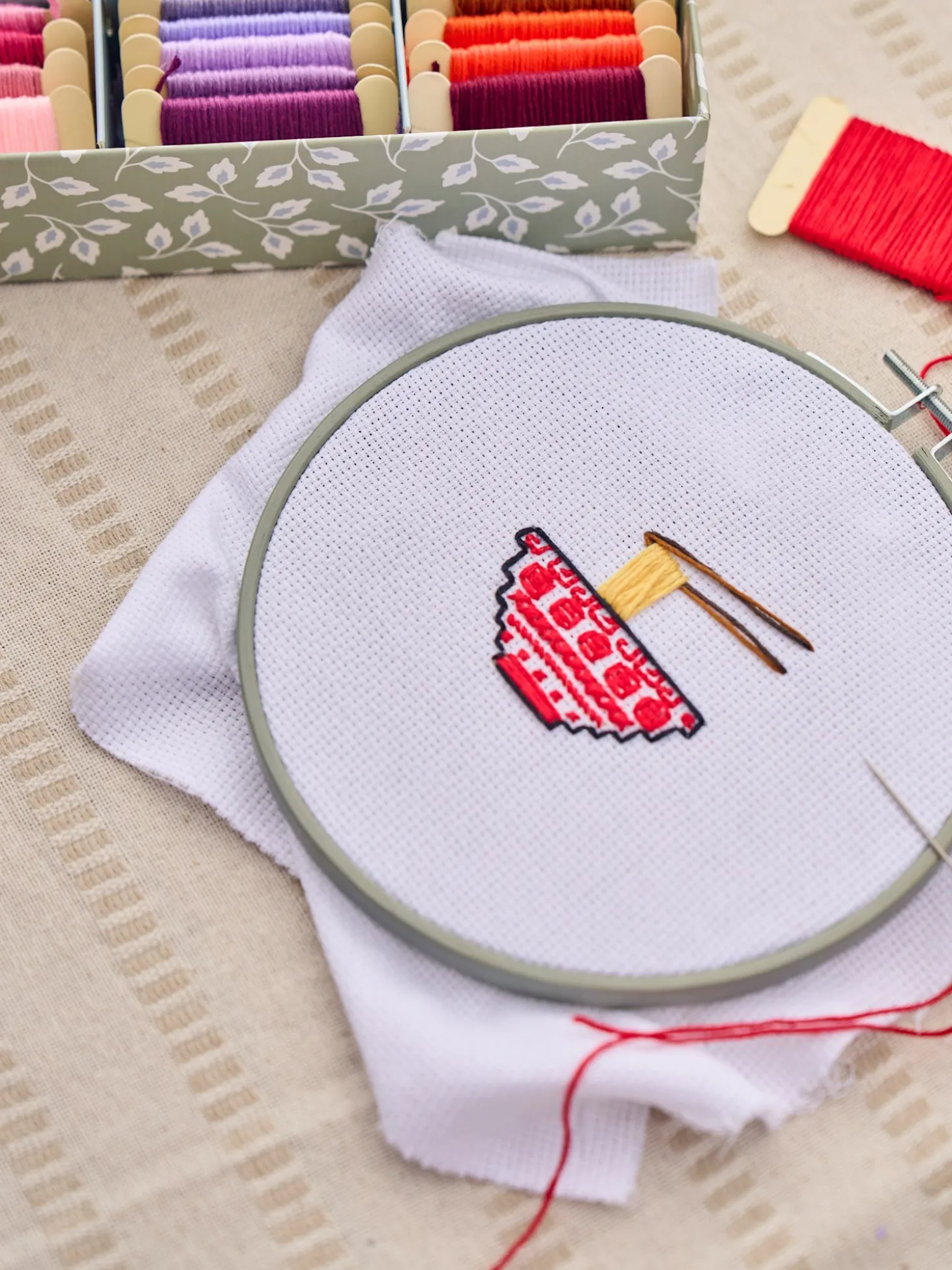 Broderistof