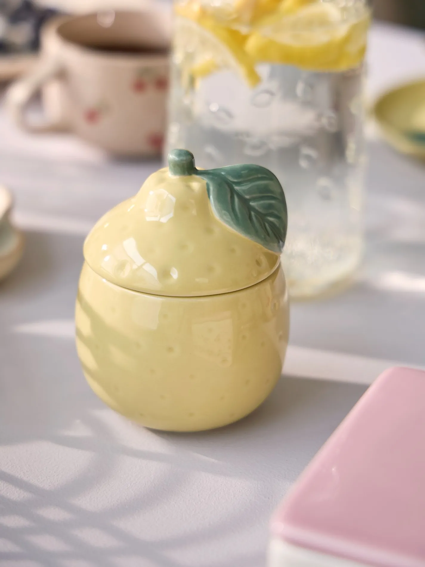 Citronkrukke med låg