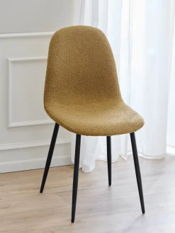 CLARA Spisebordsstol i boucléstof