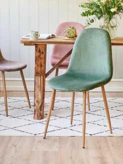 CLARA Spisebordsstol i velour