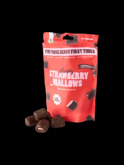 Jordbæskum med chokolade
