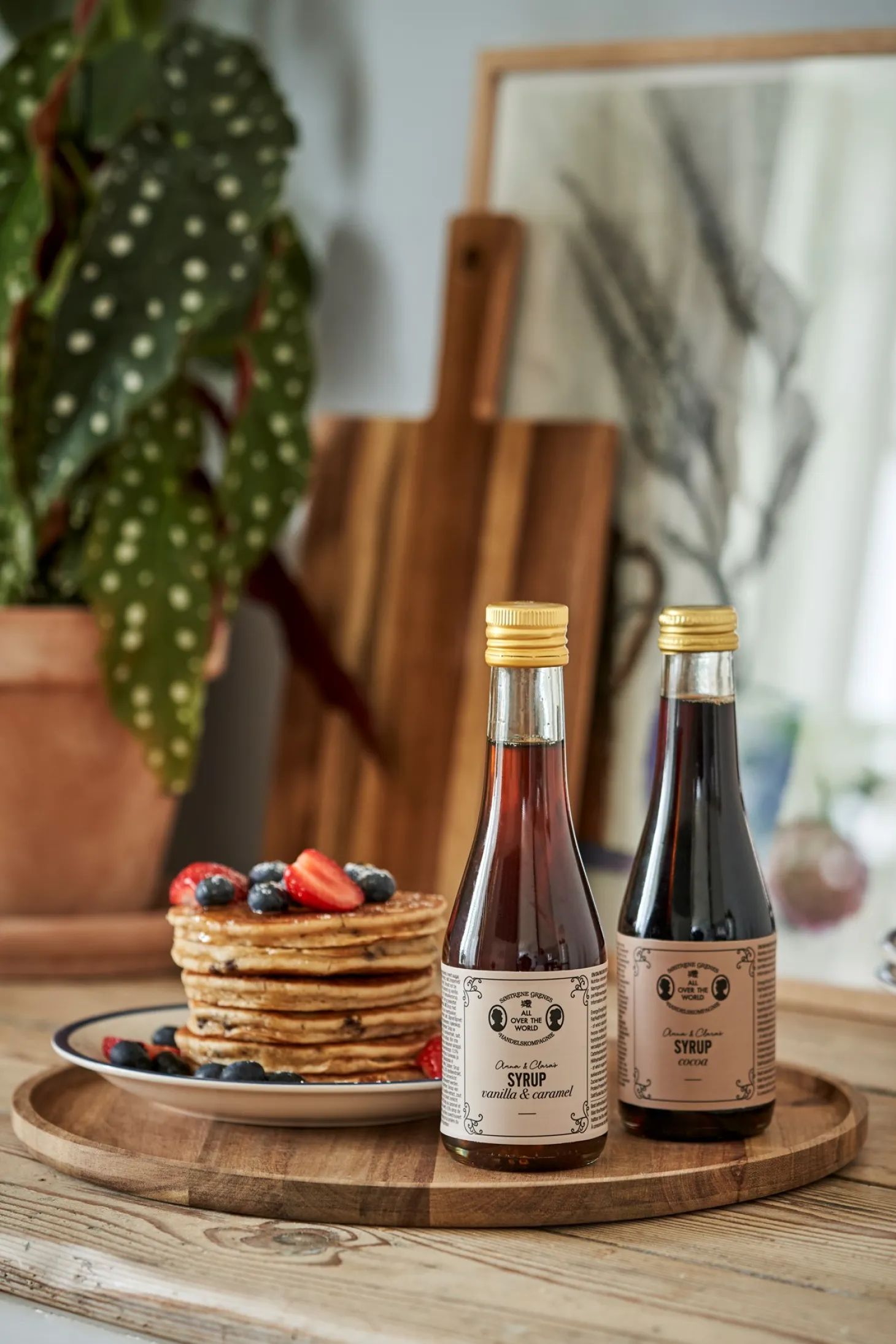 Karamelsirup med vanilje