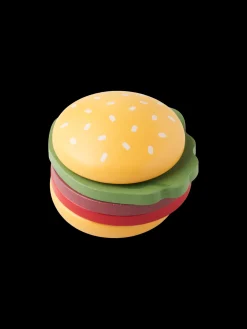 Legetøjsburger i træ