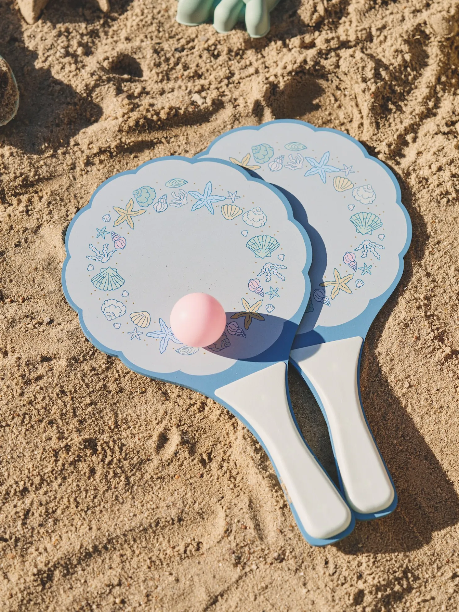 Legetøjssæt med strandketchere