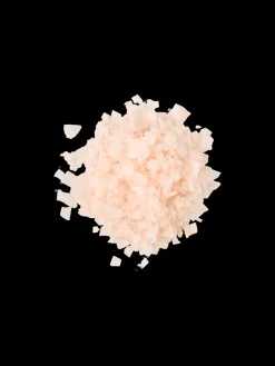 Lyserød krystalsalt i flager