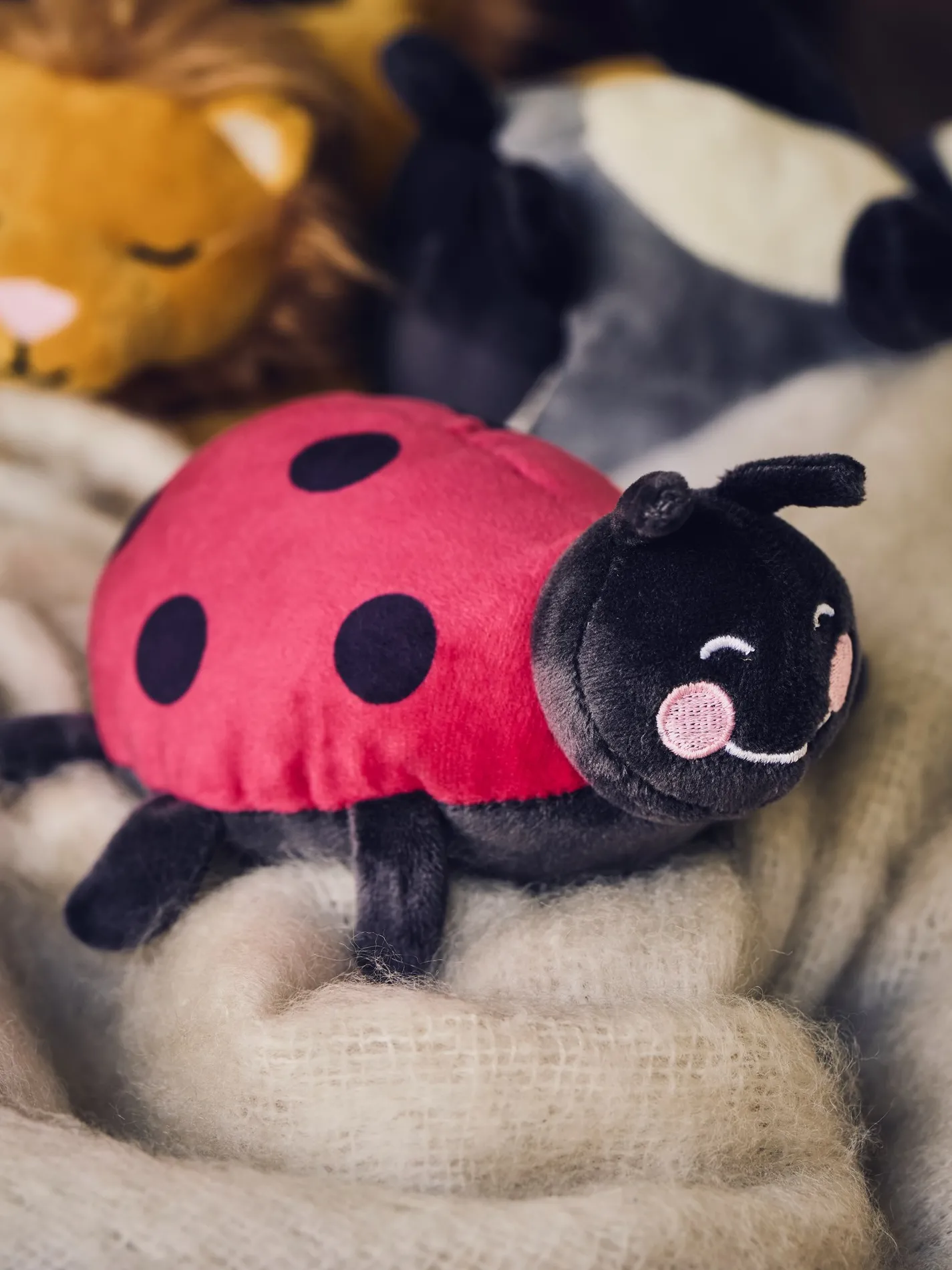 Mariehøne-bamse