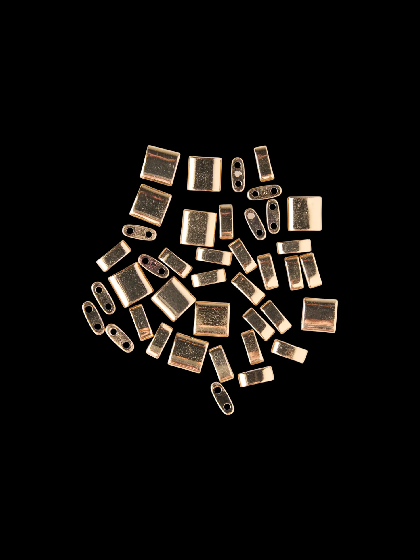 Metalliske fliseperler