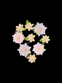 Papirblomst guirlande