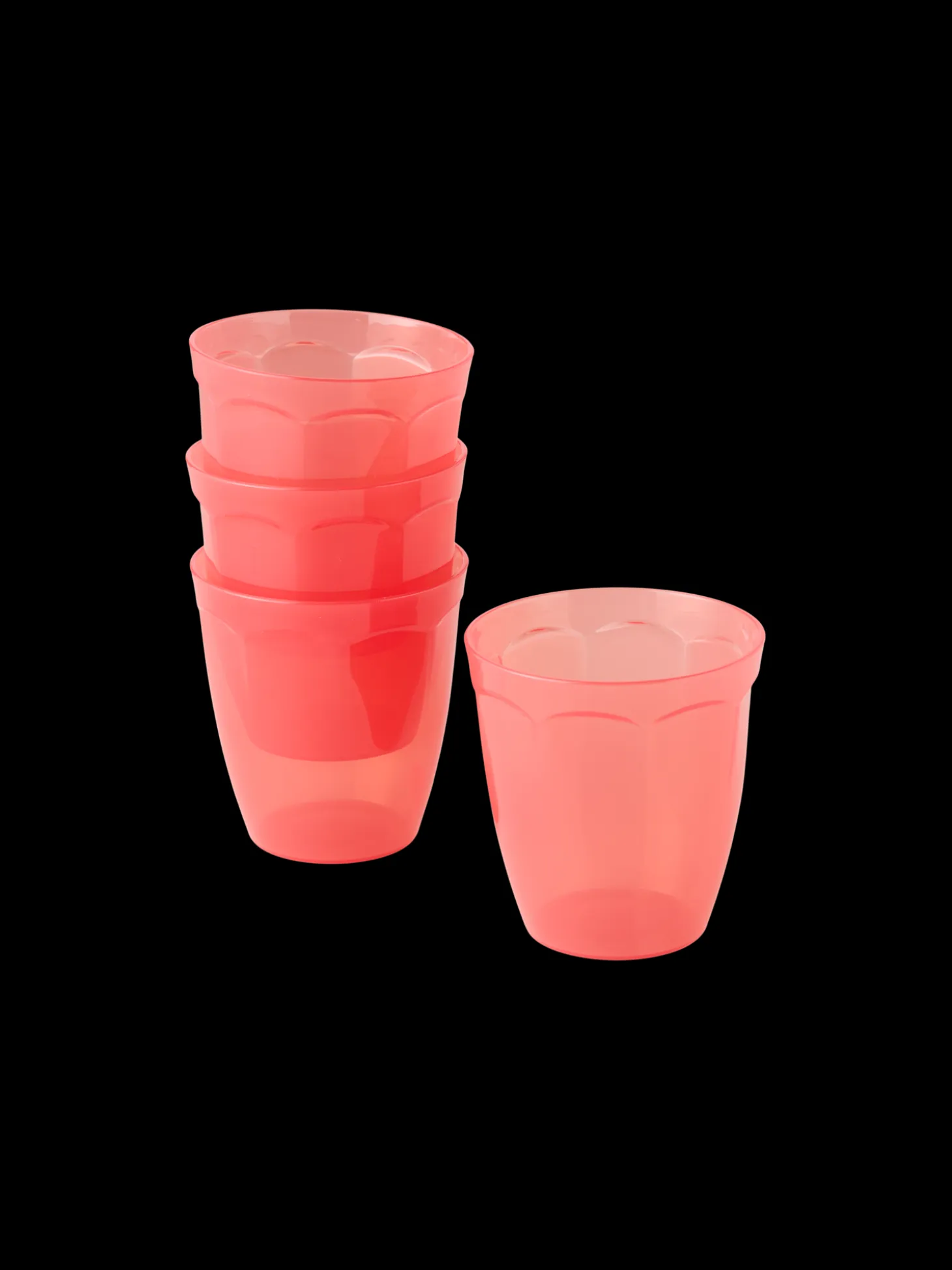 Plastglas til flergangsbrug 4-pak