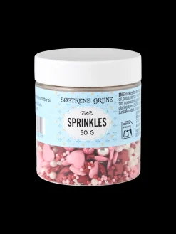 Rød og pink krymmelblanding