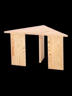 Trekantet sidebord i fyrretræ
