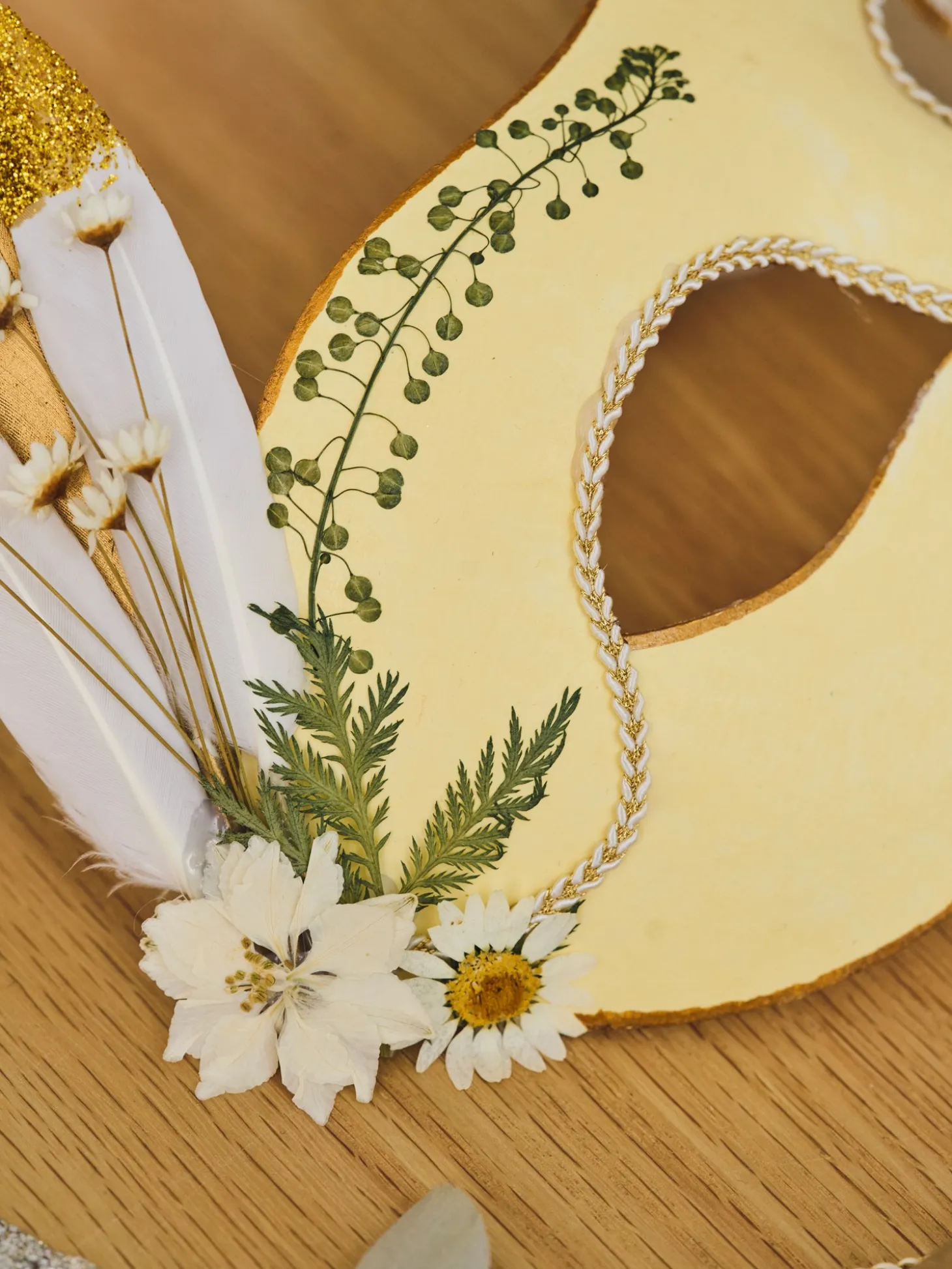 Tørrede blomsterhoveder