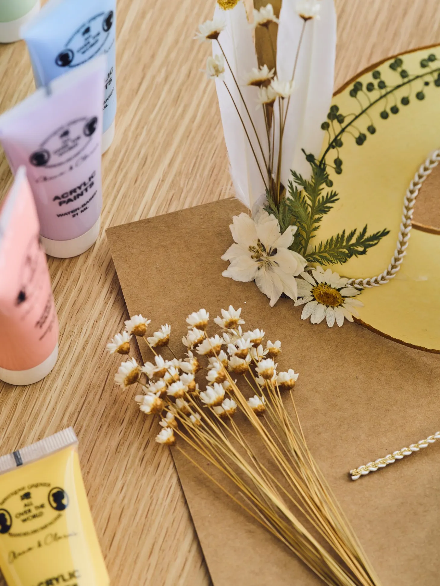 Tørrede blomster til DIY
