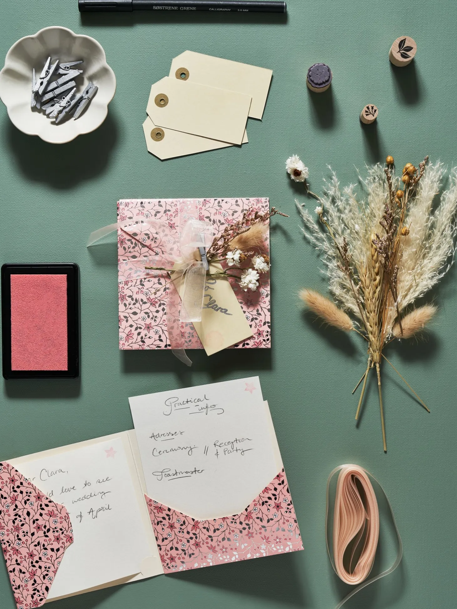 Tørrede blomster til DIY