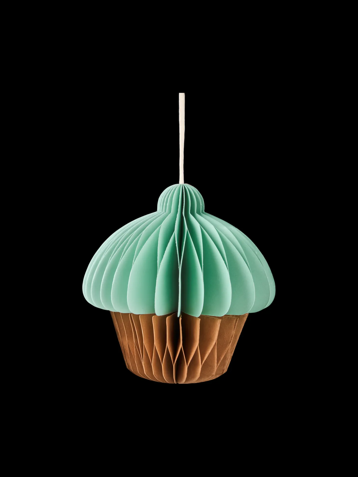 Vaffelmønstret cupcake-dekoration